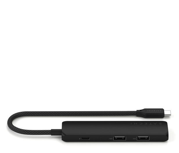 Satechi 4-in-1 USB-C Slim Multiport Adapter 4K USB-C, czarny - 1358262 - zdjęcie 3
